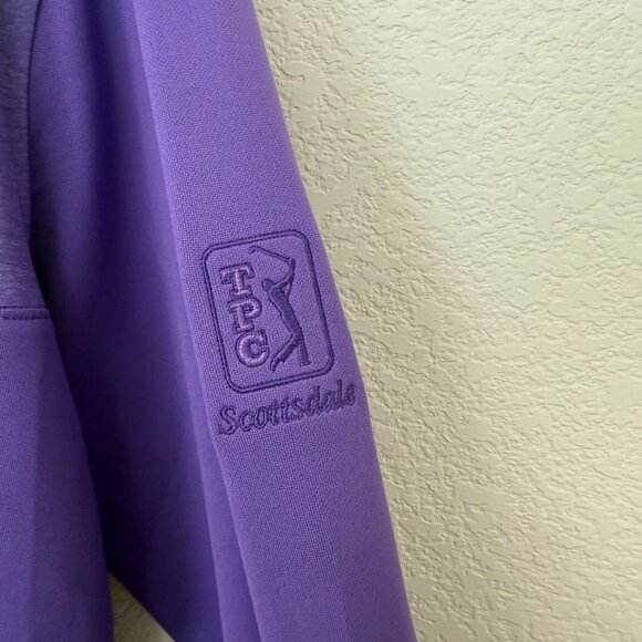 FJ Quarter Zip Purple | TPC Scottsdale - Picture 2 of 4